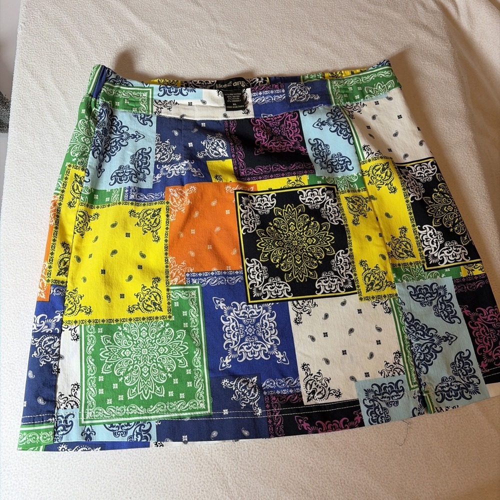 Bandana Patteren Skirt By Like An Angel
